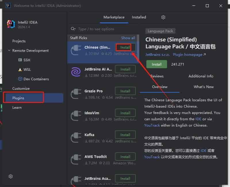 IntelliJ IDEA 2024.1.4（永久激活）最新开心版安装图文教程