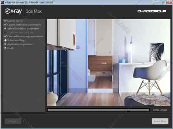 VRay3.6【VR3.6渲染器】vray3.6 for 3dmax2015中文（英文）开心版安装图文教程