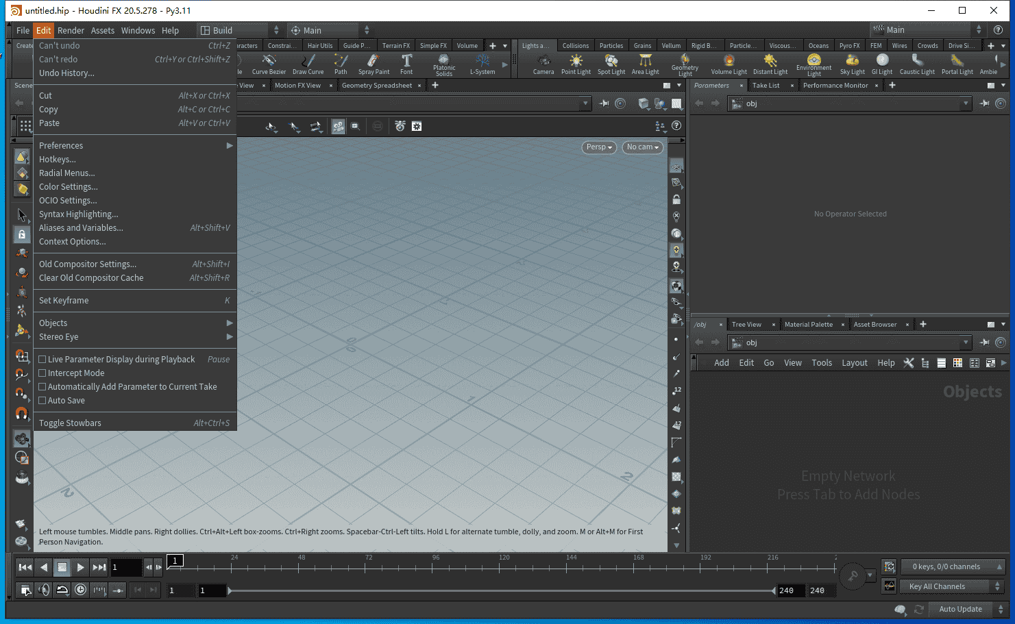 SideFX Houdini FX 20.5 最新免费英文开心版