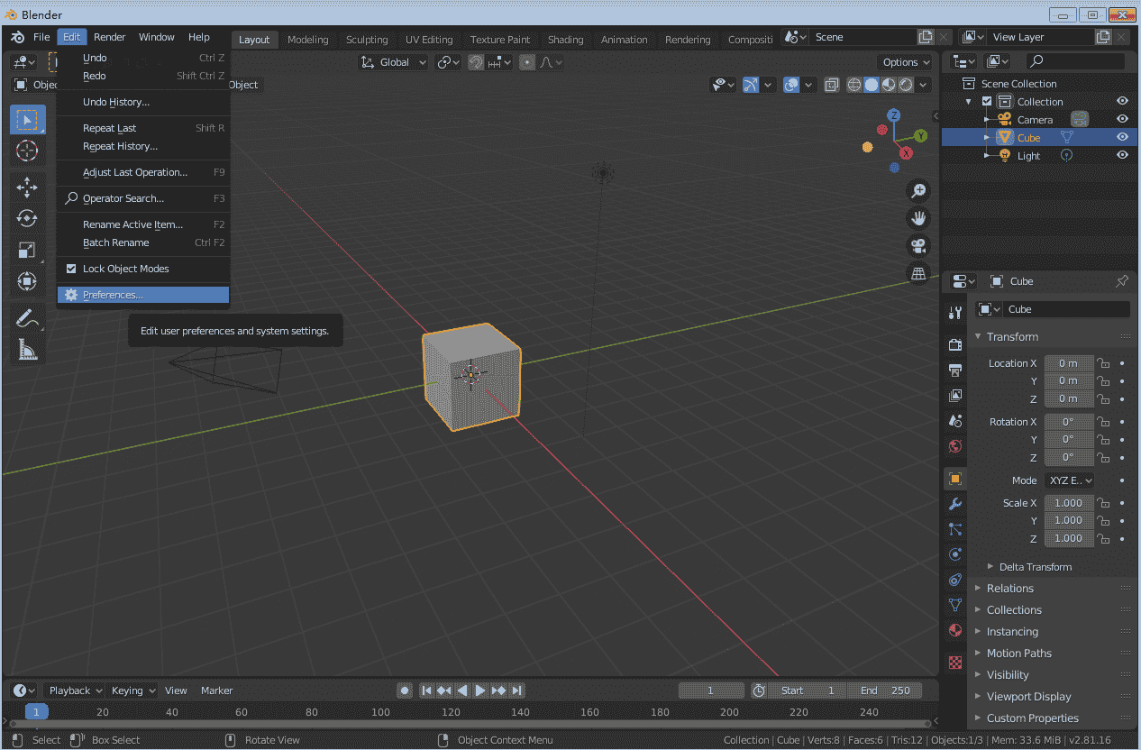 Blender 3D 2.81 中文开心版【Blender 2.81】安装图文教程