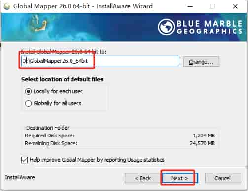 Global Mapper 26.0（英文版+开心补丁）最新激活版安装图文教程