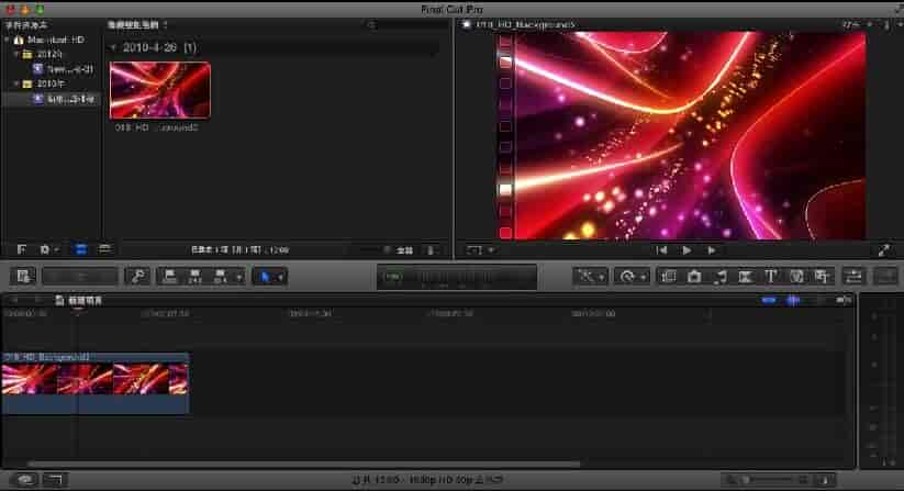 Final Cut Pro X for mac V10.4.6 【Final Cut Pro 10.4.6 开心版】中文开心版