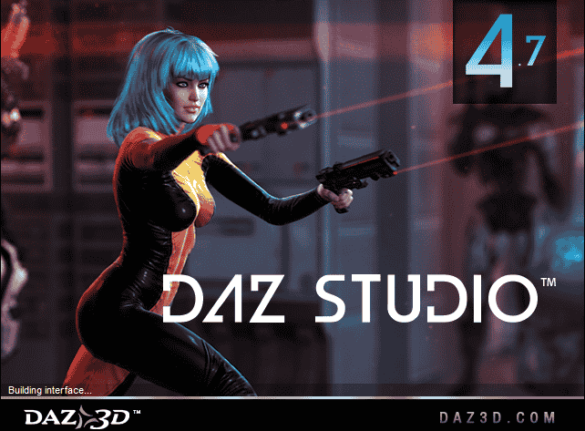 DAZ Studio Pro 4.7开心版【DAZ Studio 4.7】英文开心版