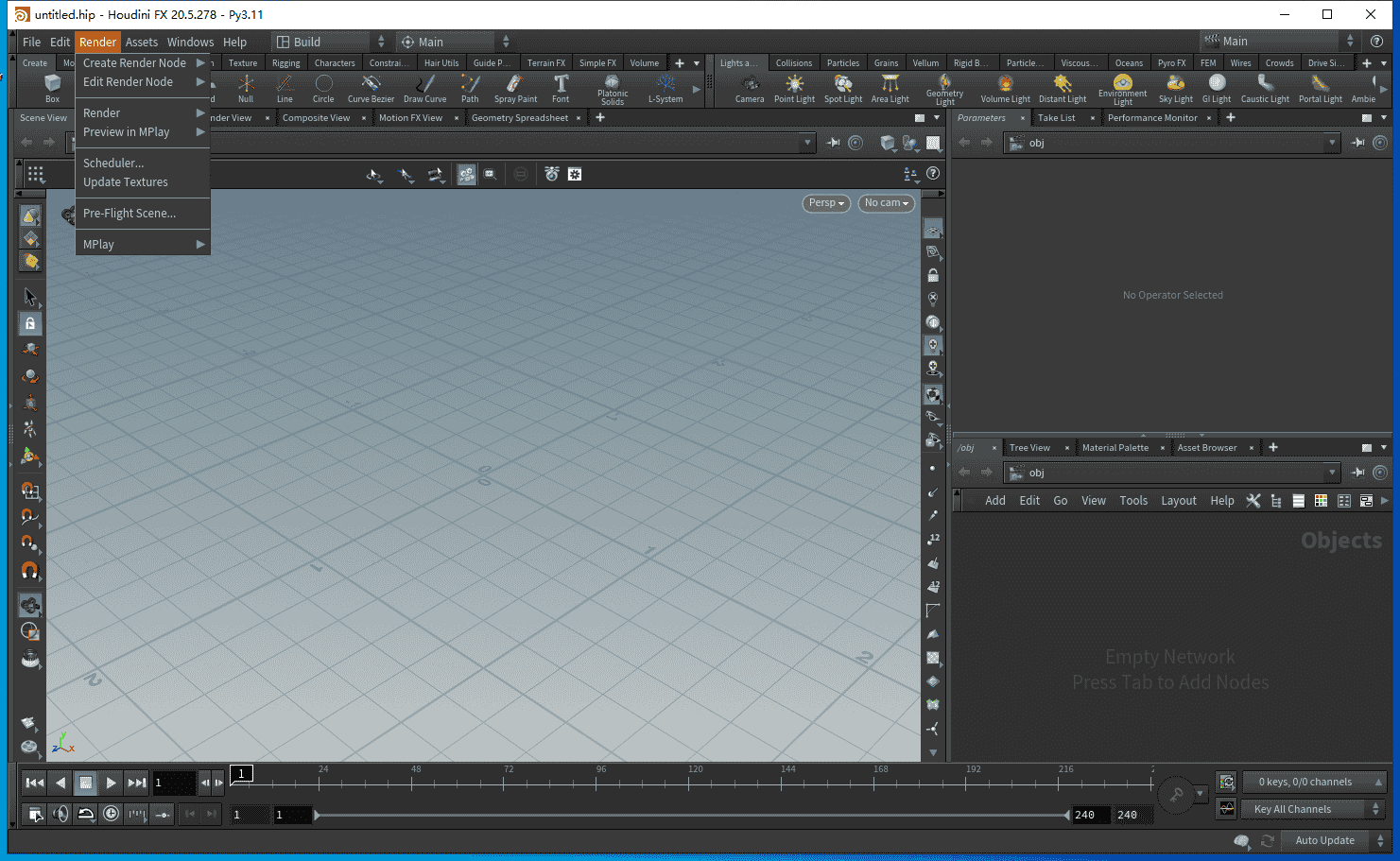 SideFX Houdini FX 20.5 最新免费英文开心版