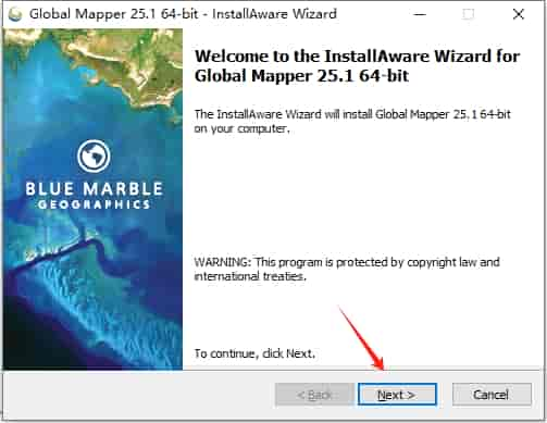 Global Mapper pro 25.1 免费激活版安装图文教程