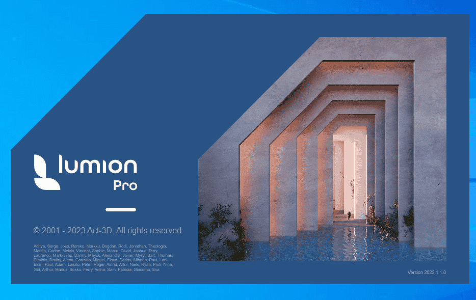 Lumion Pro 2023.1.1【建筑景观渲染3D软件】最新免费开心版安装图文教程