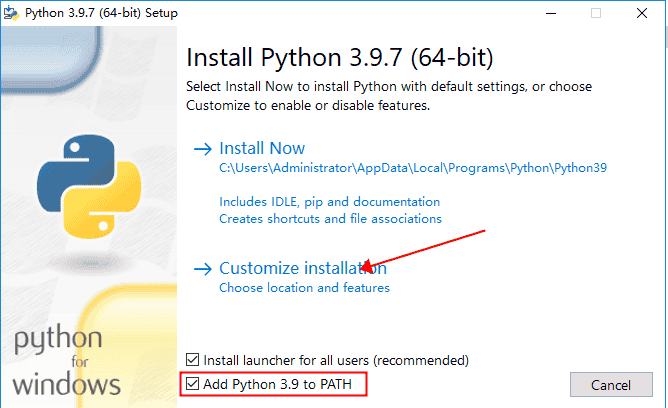 Python下载 3.9.7 【编程软件】官方正式版 附安装教程安装图文教程