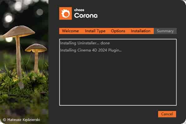 Corona Renderer 12 for Cinema 4D R17-2024免费开心版+安装教程安装图文教程