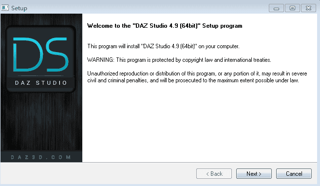 DAZ Studio Pro 4.9开心版【DAZ Studio 4.9】英文开心版安装图文教程